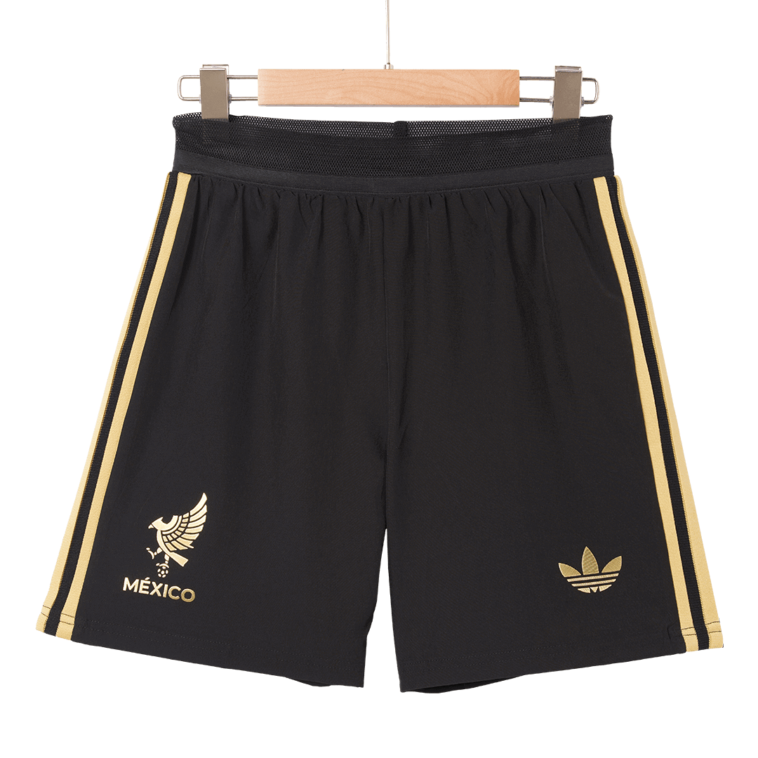 Mexico Third Away Soccer Shorts Authentic 2025 - Gold Cup - gojersey