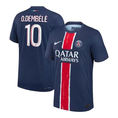 PSG O.DEMBÉLÉ #10 Home Soccer Jersey Authentic 2024/25 - gojersey