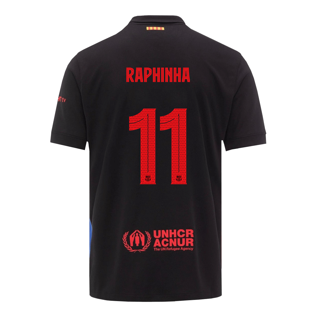 Barcelona RAPHINHA #11 Away Jersey - UCL Edition - gojersey