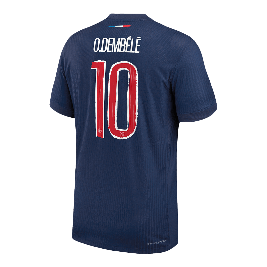 PSG O.DEMBÉLÉ #10 Home Soccer Jersey Authentic - UCL Edition - gojersey