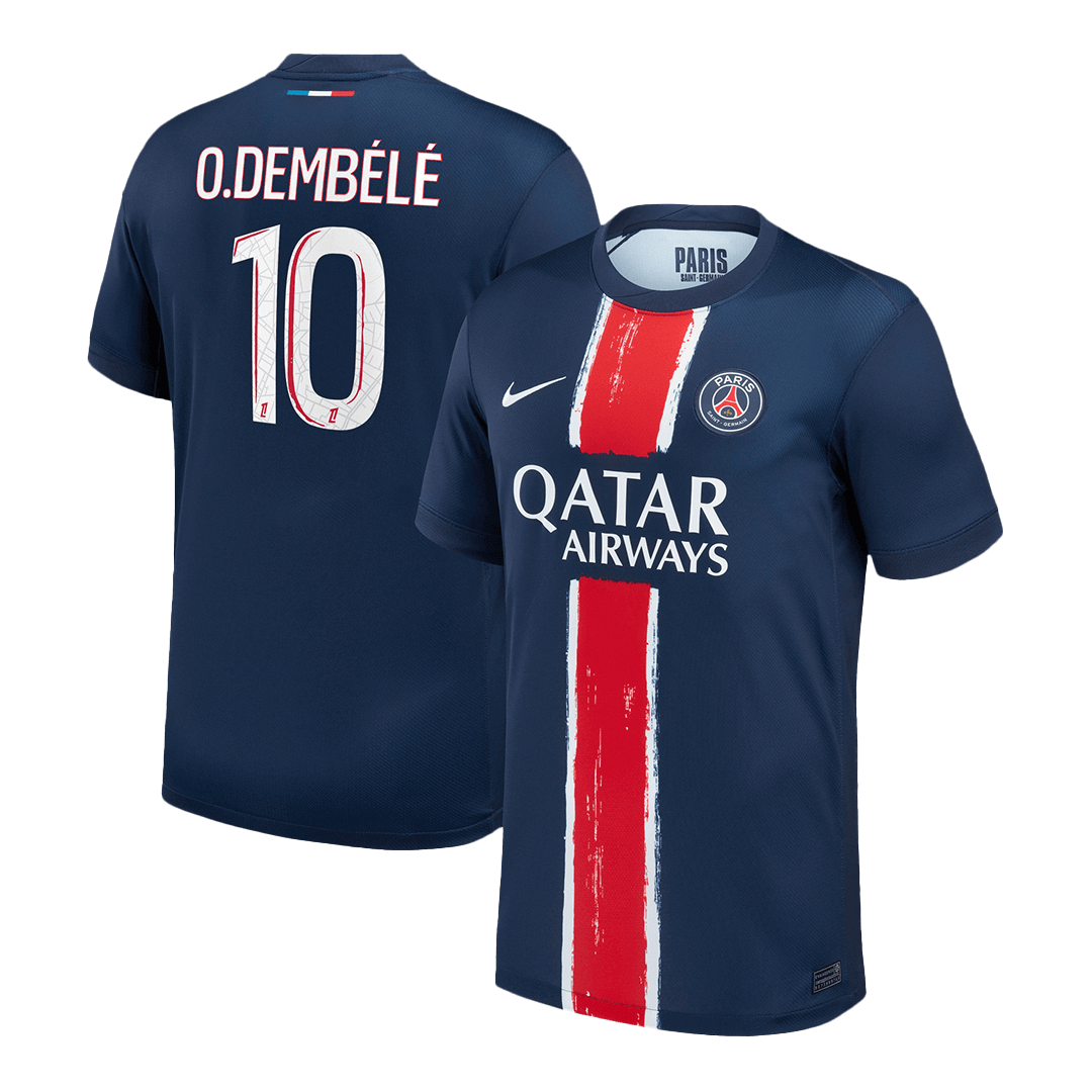PSG O.DEMBÉLÉ #10 Home Soccer Jersey - gojersey