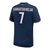 PSG KVARATSKHELIA #7 Home Soccer Jersey 2024/25 - gojersey