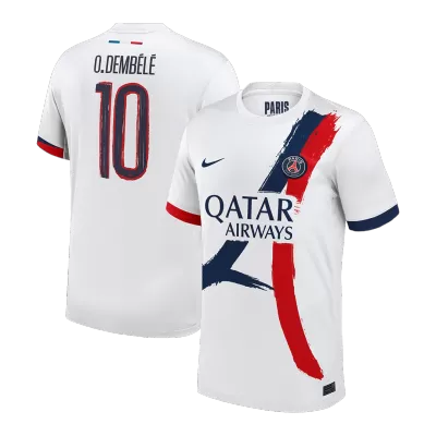PSG O.DEMBÉLÉ #10 Away Jersey 2024/25 - UCL Edition - gojersey