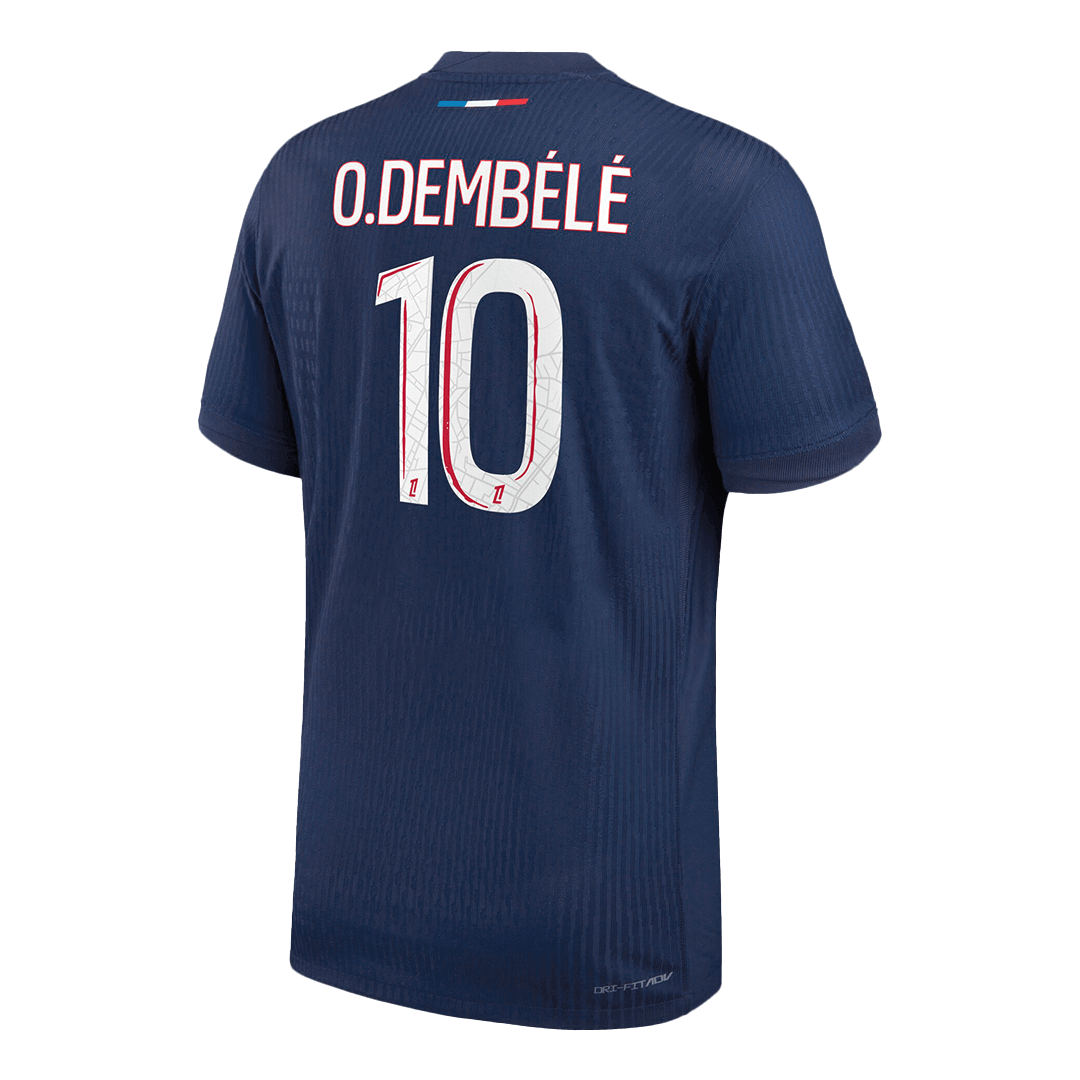 PSG O.DEMBÉLÉ #10 Home Soccer Jersey Authentic - gojersey