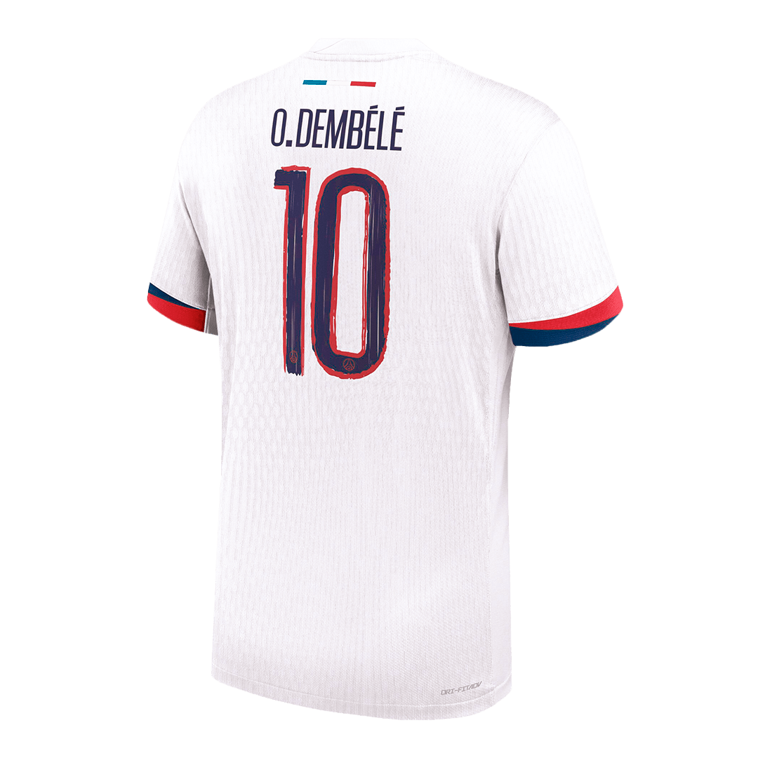 PSG O.DEMBÉLÉ #10 Away Soccer Jersey Authentic - UCL Edition - gojersey