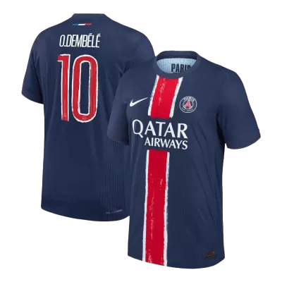 PSG O.DEMBÉLÉ #10 Home Soccer Jersey Authentic 2024/25 - UCL Edition - gojersey