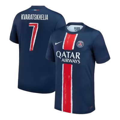 PSG KVARATSKHELIA #7 Home Soccer Jersey 2024/25 - UCL Edition - gojersey