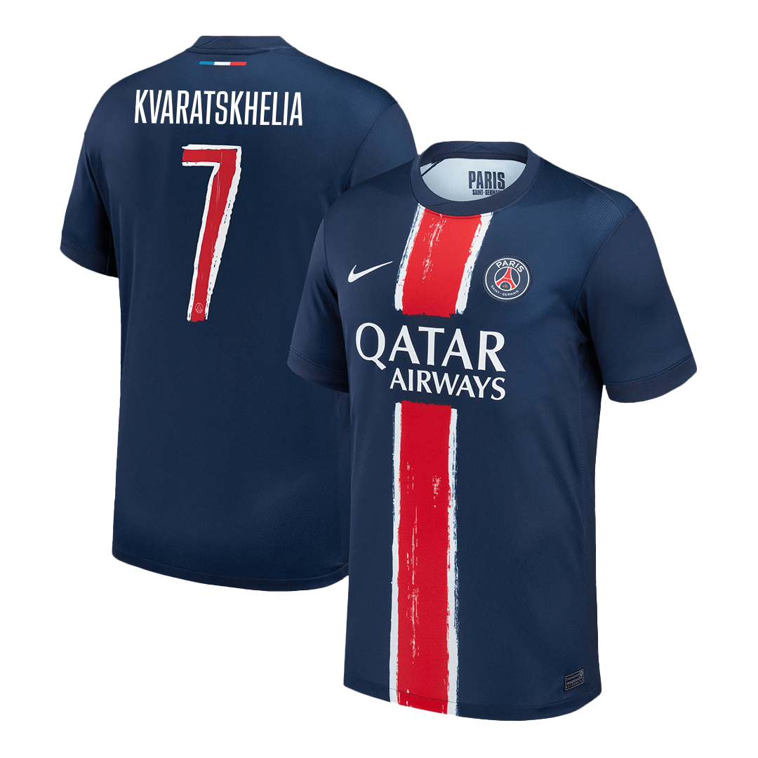 PSG KVARATSKHELIA #7 Home Soccer Jersey - UCL Edition - gojersey