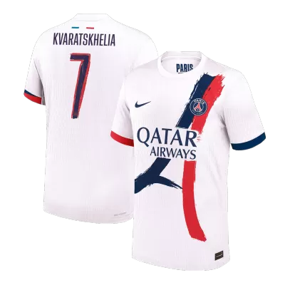 PSG KVARATSKHELIA #7 Away Soccer Jersey Authentic 2024/25 - UCL Edition - gojersey