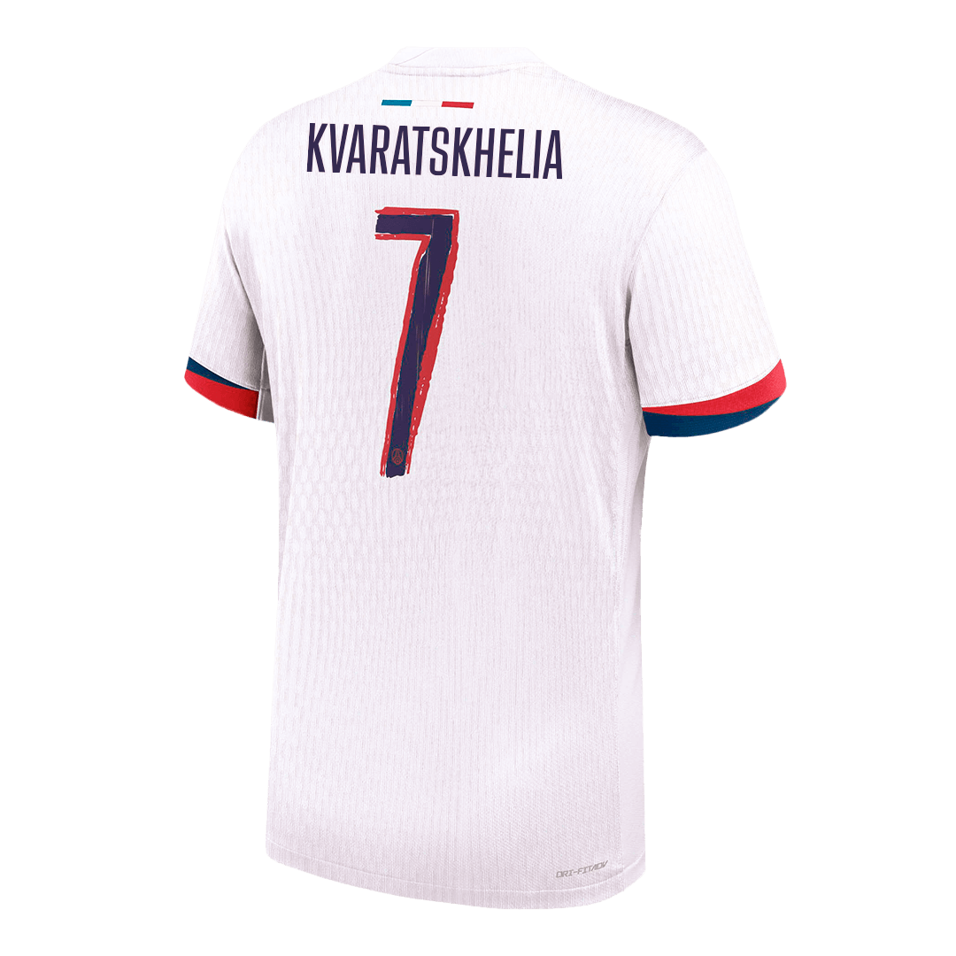PSG KVARATSKHELIA #7 Away Soccer Jersey Authentic - UCL Edition - gojersey