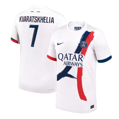 PSG KVARATSKHELIA #7 Away Soccer Jersey Authentic 2024/25 - gojersey