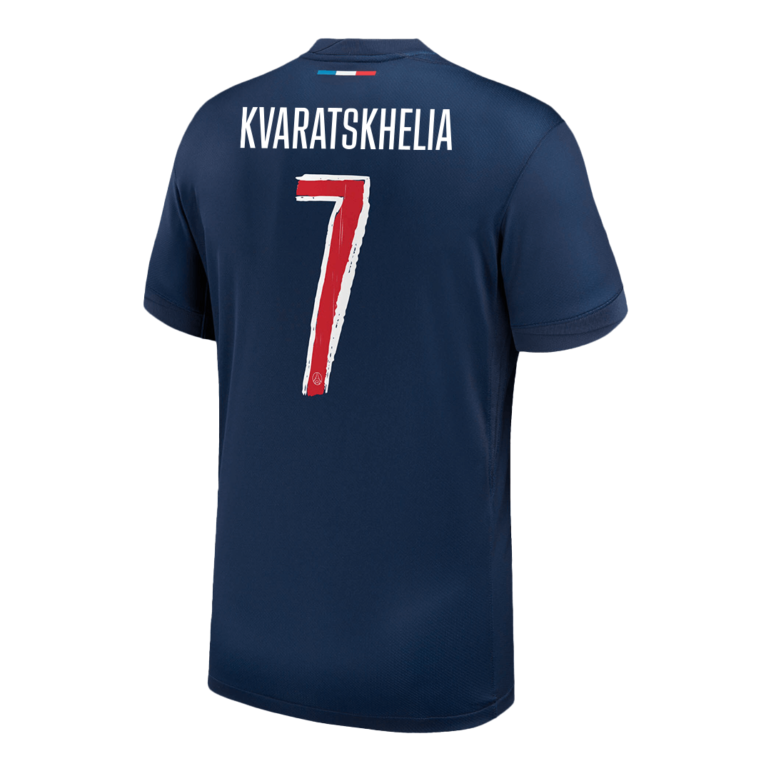PSG KVARATSKHELIA #7 Home Soccer Jersey - UCL Edition - gojersey