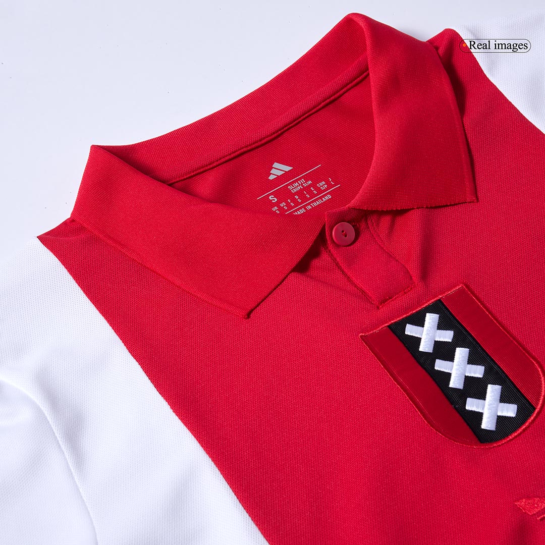 Ajax Long Sleeve Soccer Jersey - 125th Anniversary - gojersey