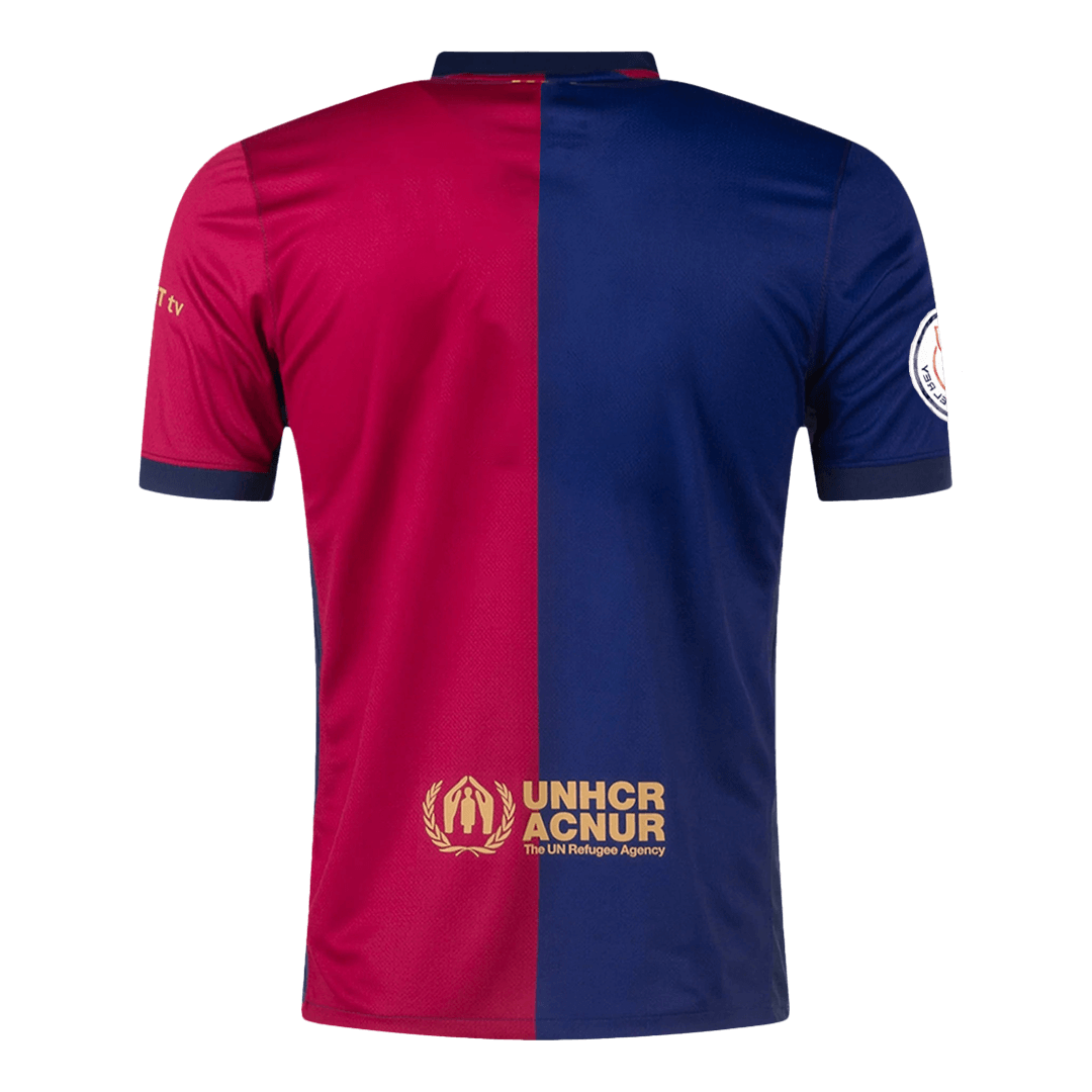 Barcelona Home Jersey - Copa del Rey Final - gojersey