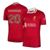 Liverpool CHAMPIONS #20 Home Soccer Jersey Authentic 2024/25 - gojersey