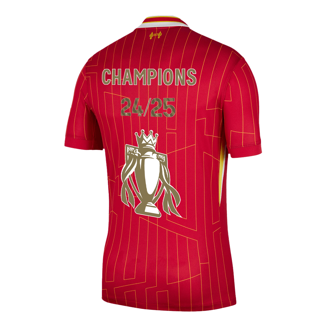 Liverpool Home Soccer Jersey CHAMPIONS 24/25 - gojersey