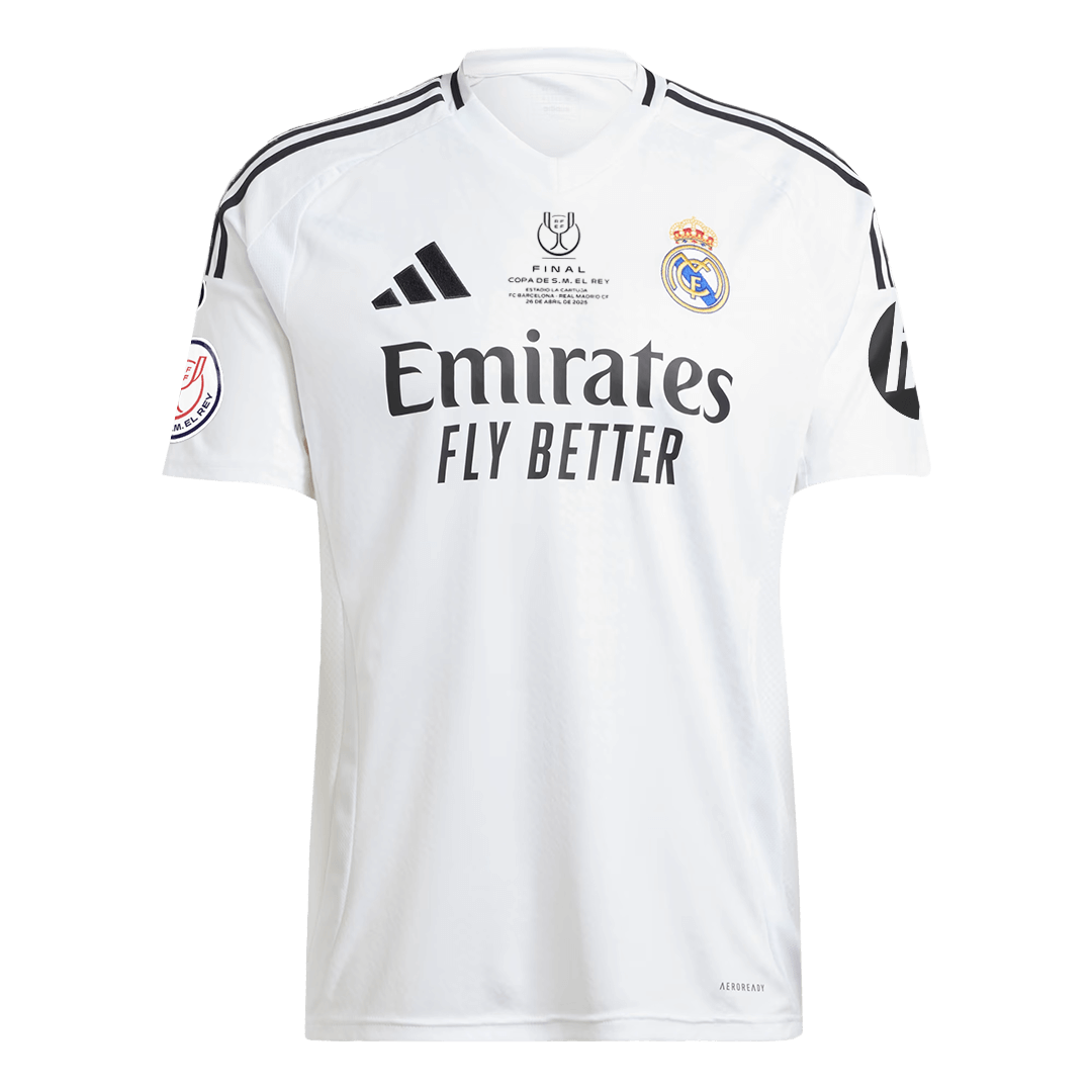 Real Madrid Home Jersey - Copa del Rey Final - gojersey