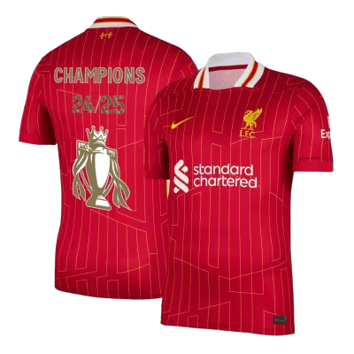 Liverpool Home Soccer Jersey 2024/25 CHAMPIONS 24/25 - gojersey