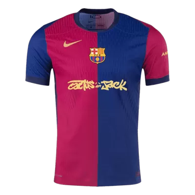 Barcelona X Travis Scott Home Soccer Jersey Authentic 2024/25 - gojersey