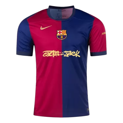 Barcelona Home Jersey 2024/25 X Travis Scott - gojersey