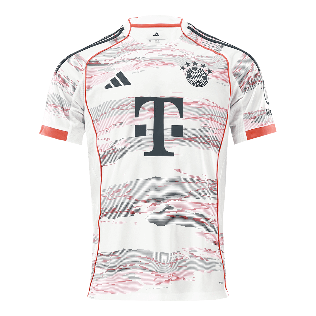 Bayern Munich Away Soccer Jersey 2025/26 White - gojersey