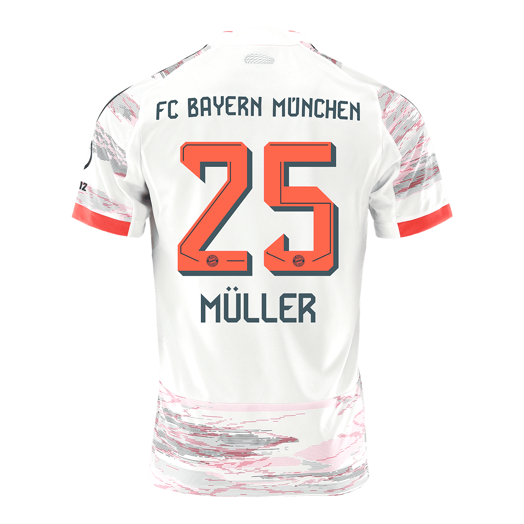 Bayern Munich MÜLLER #25 Away Soccer Jersey 2025/26 - gojersey