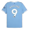 HAALAND #9 Manchester City Home Soccer Jersey 2025/26 Blue - gojersey