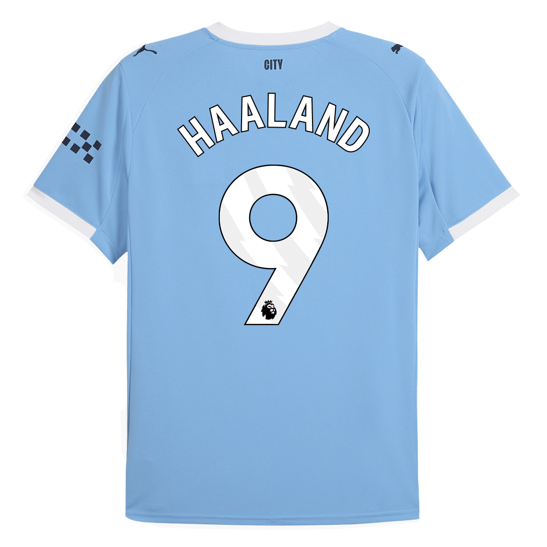 HAALAND #9 Manchester City Home Soccer Jersey 2025/26 Blue - gojersey