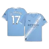 DE BRUYNE #17 Manchester City Home Soccer Jersey 2025/26 Blue - gojersey