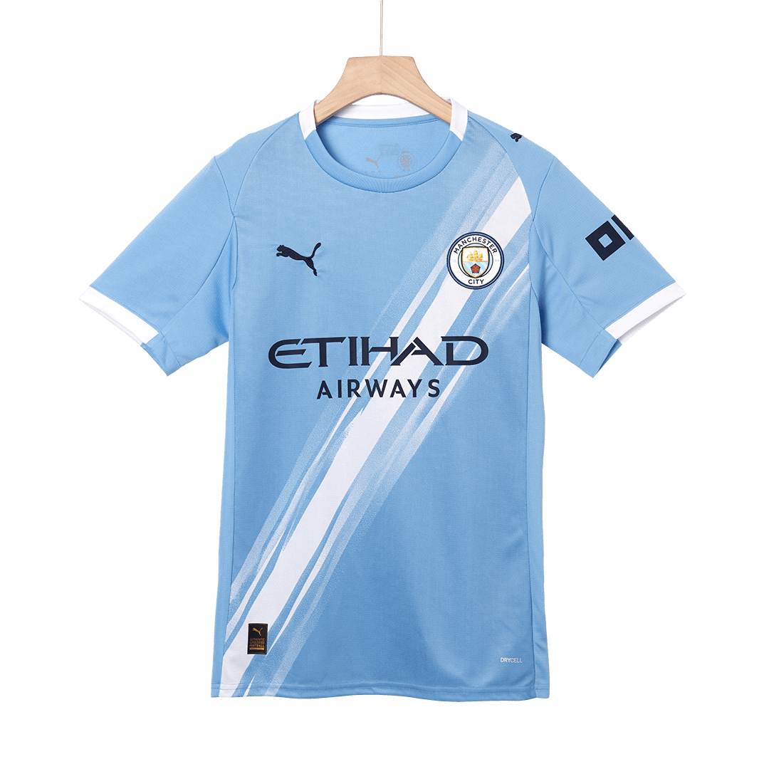 HAALAND #9 Manchester City Home Soccer Jersey 2025/26 Blue - gojersey