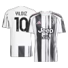 YILDIZ #10 Juventus Home Soccer Jersey 2025/26 Black&White - gojersey