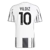 YILDIZ #10 Juventus Home Soccer Jersey 2025/26 Black&White - gojersey