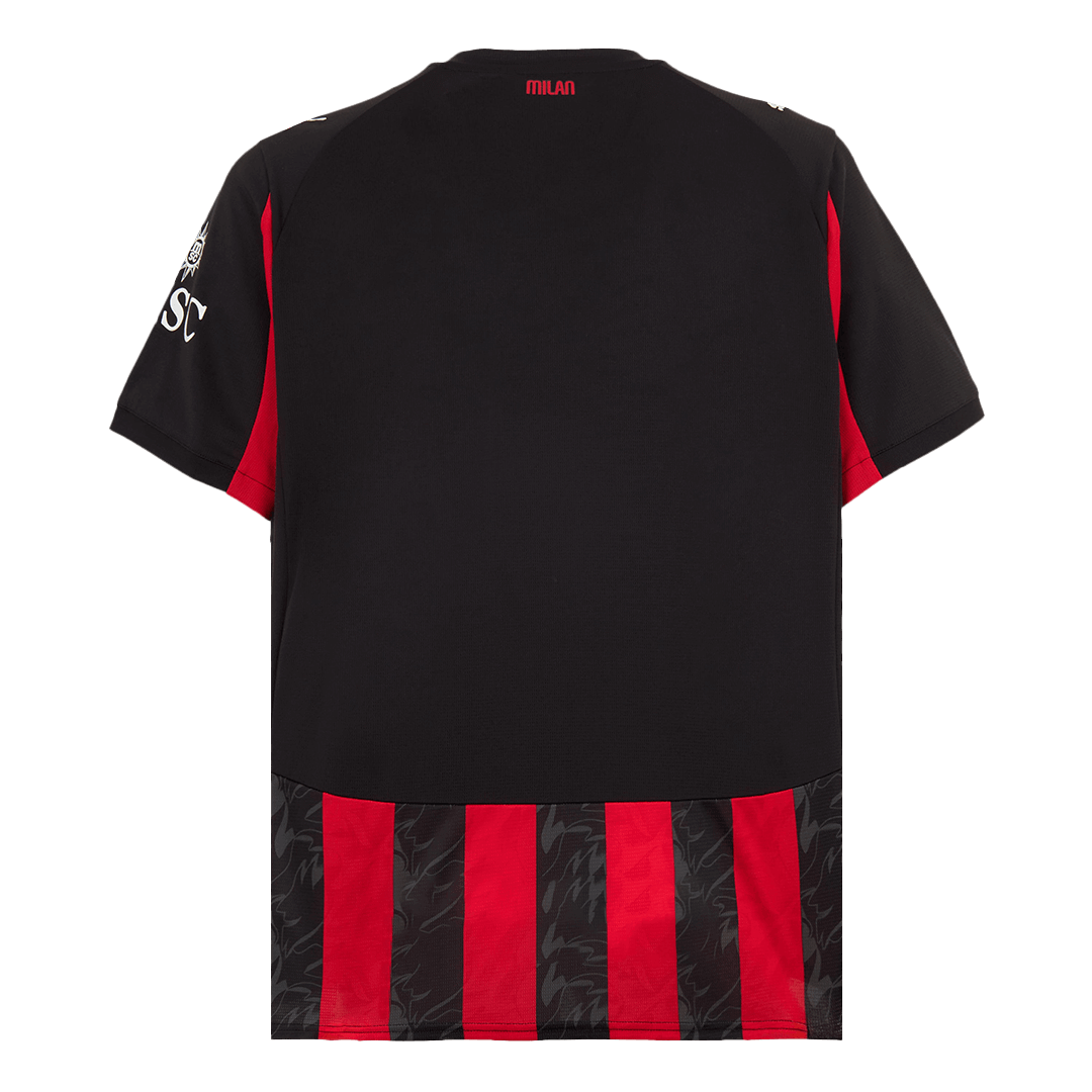 AC Milan Home Soccer Jersey 2025/26 Red&Black - gojersey
