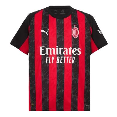 AC Milan Home Soccer Jersey 2025/26 Red&Black - gojersey