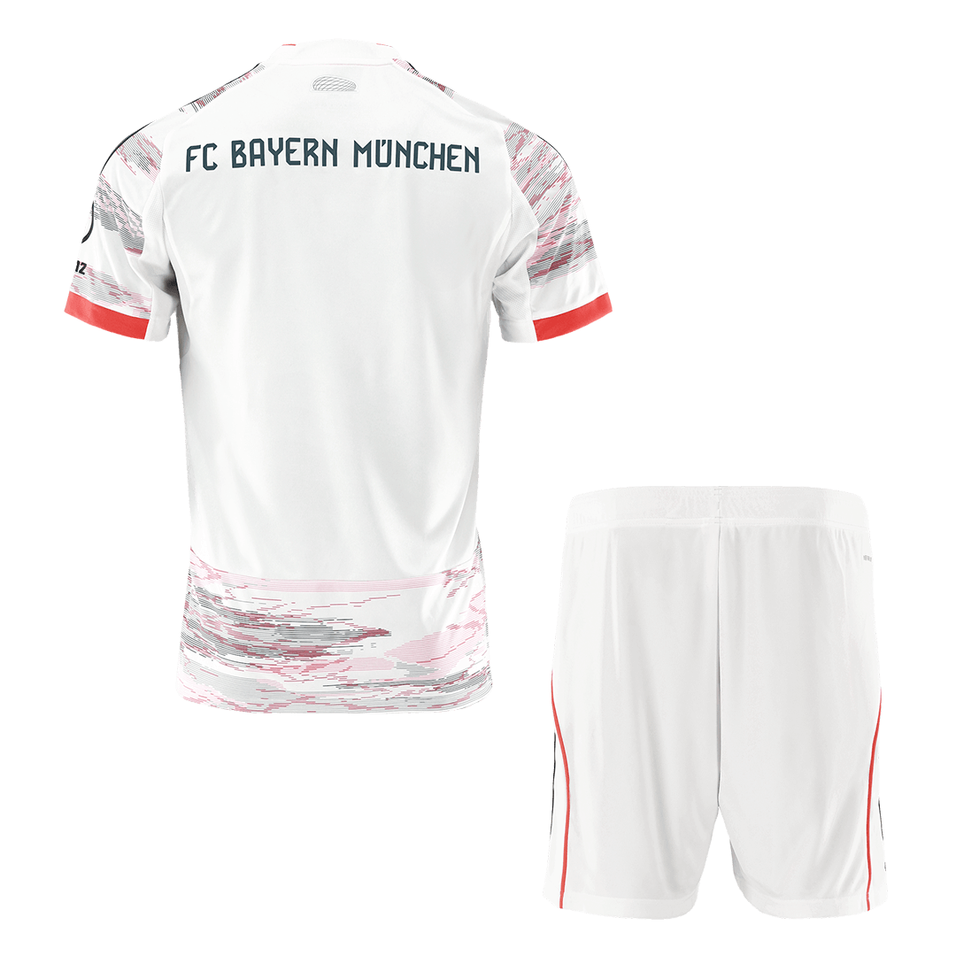 Bayern Munich Away Soccer Jersey Kit 2025/26 (Jersey+Shorts) - gojersey