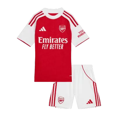 Arsenal Home Soccer Jersey Kit 2025/26 Kids(Jersey+Shorts) - gojersey