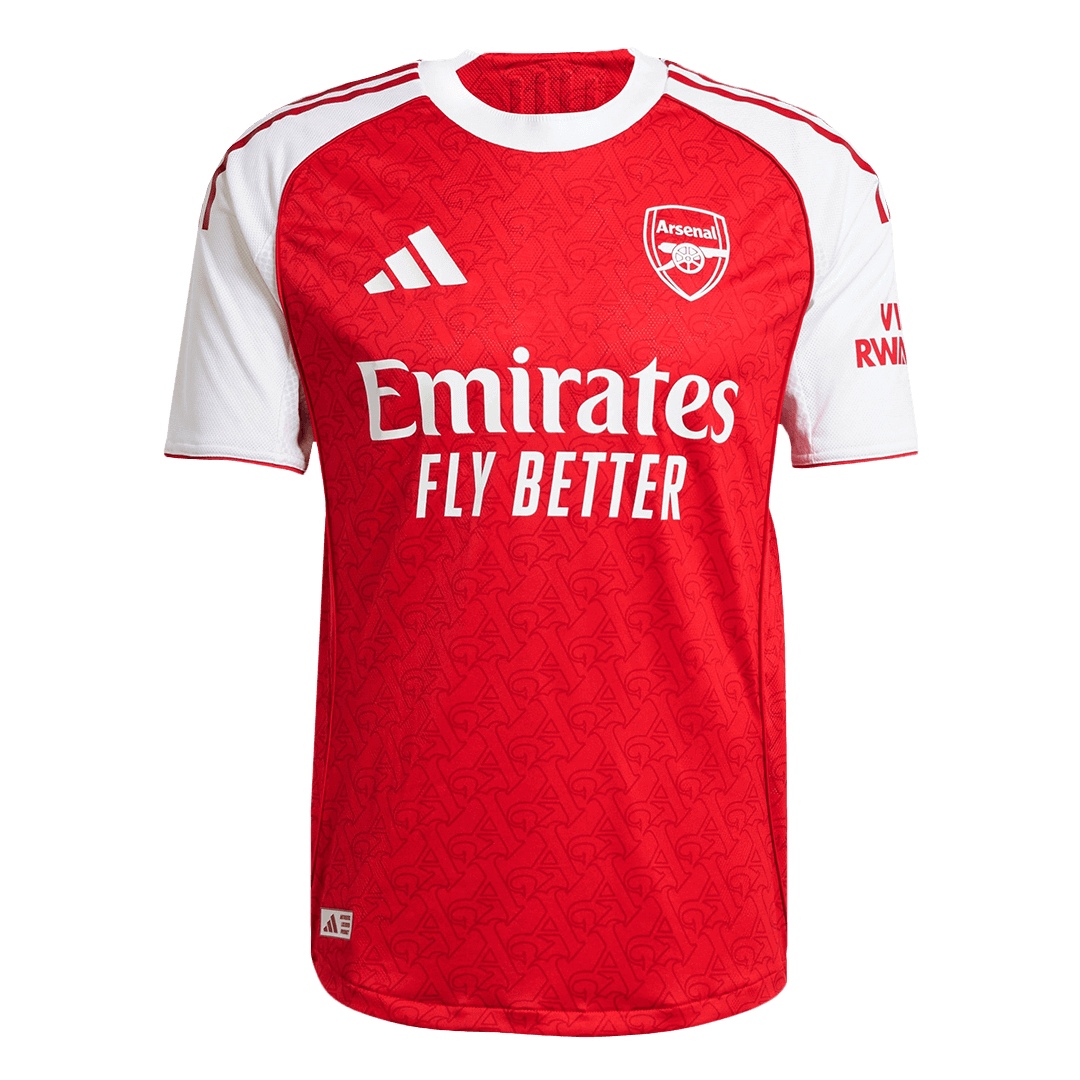 Authentic Arsenal Home Soccer Jersey Kit(Jersey+Shorts) 2025/26 Red - gojersey