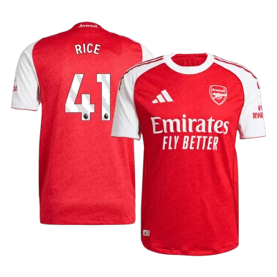 Arsenal RICE #41 Home Soccer Jersey Authentic 2025/26 - gojersey