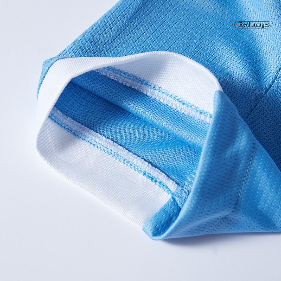 Manchester City Home Soccer Jersey Kit 2025/26 Kids(Jersey+Shorts) - gojersey