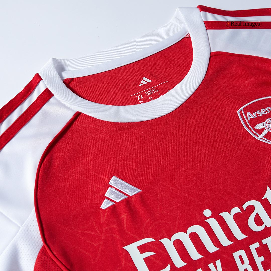 Arsenal Home Soccer Jersey Kit 2025/26 Kids(Jersey+Shorts) - gojersey