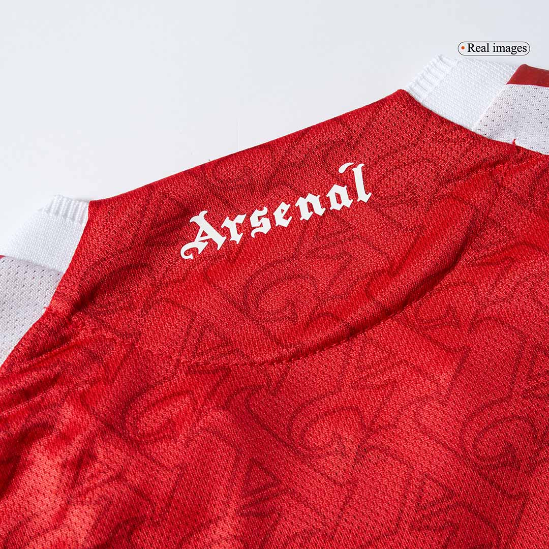 Authentic Arsenal Home Soccer Jersey Kit(Jersey+Shorts) 2025/26 Red - gojersey