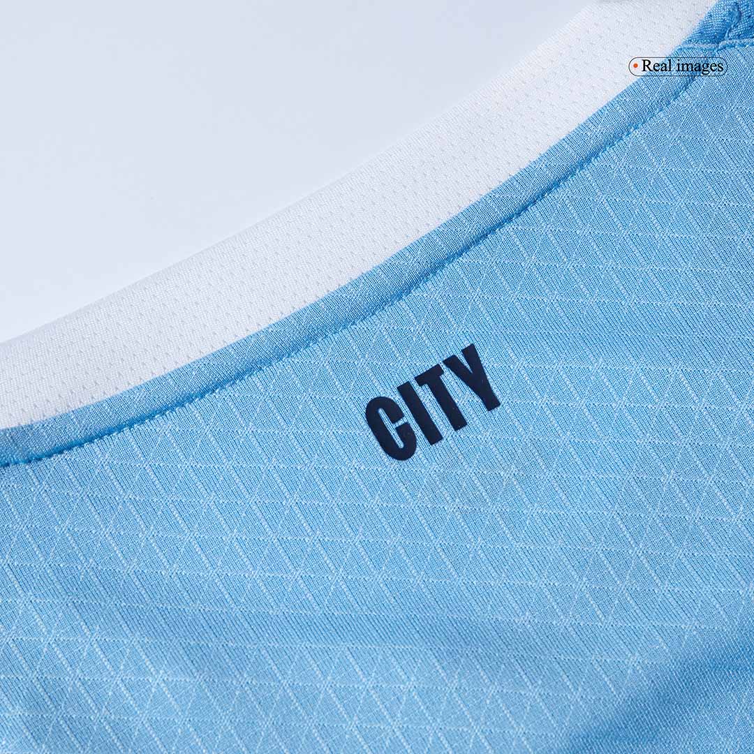 Authentic Manchester City Home Soccer Jersey 2025/26 Blue - gojersey