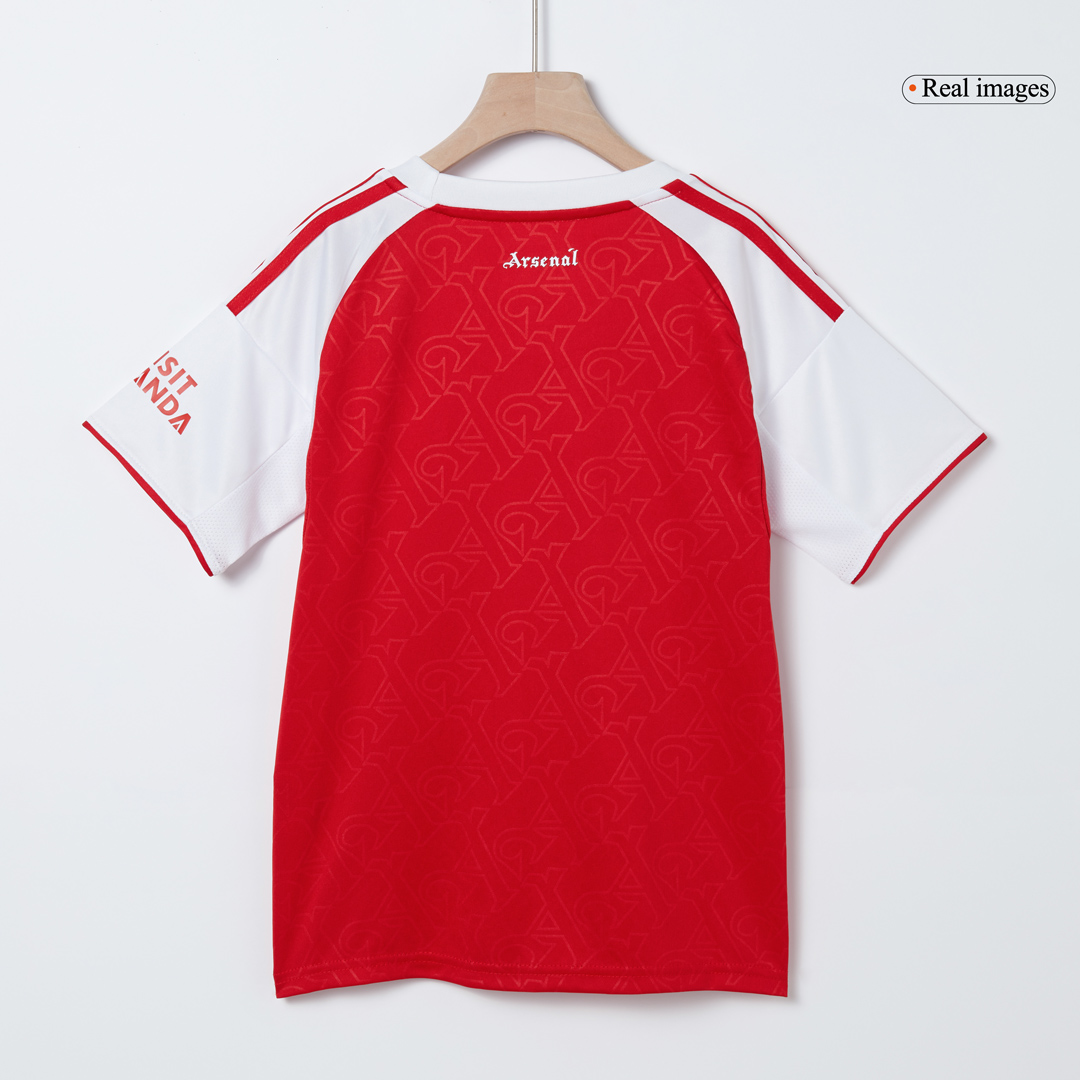 Arsenal Home Soccer Jersey Kit 2025/26 Kids(Jersey+Shorts) - gojersey