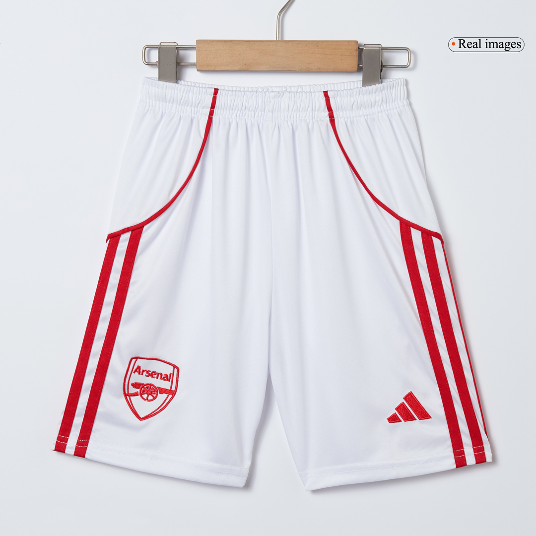 Arsenal Home Soccer Jersey Kit 2025/26 Kids(Jersey+Shorts) - gojersey