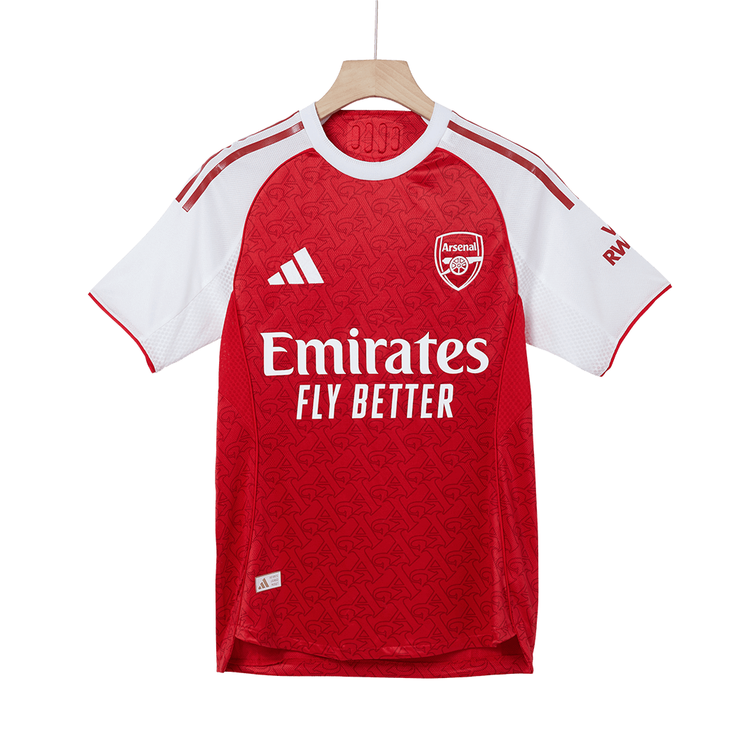 Authentic Arsenal Home Soccer Jersey Kit(Jersey+Shorts) 2025/26 Red - gojersey