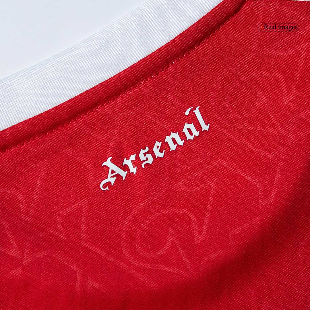 Arsenal Home Soccer Jersey Kit 2025/26 Kids(Jersey+Shorts) - gojersey