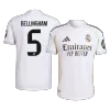 Real Madrid BELLINGHAM #5 Home Soccer Jersey Authentic 2025/26 - gojersey