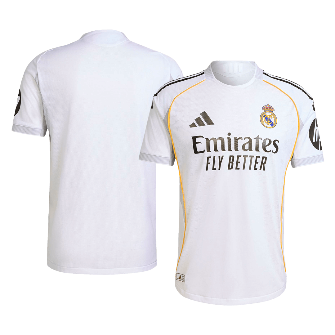 Authentic Real Madrid Home Soccer Jersey 2025/26 White - gojersey
