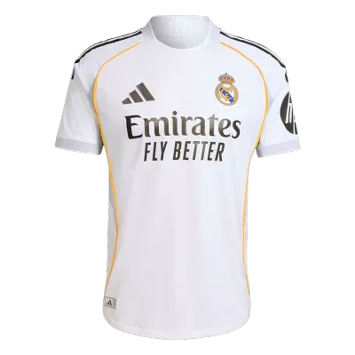 Authentic Real Madrid Home Soccer Jersey 2025/26 White - gojersey