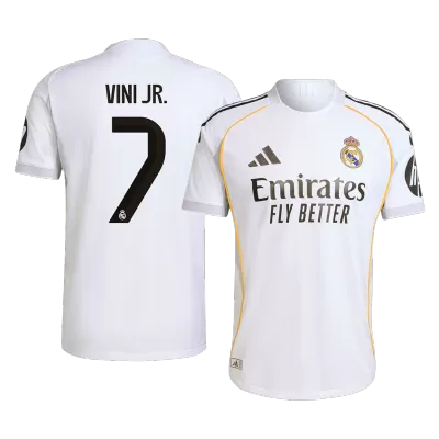 Real Madrid VINI JR. #7 Home Soccer Jersey Authentic 2025/26 - gojersey